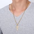 Cross Pendant Necklace Stainless Steel. 