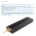 1 Piece Handheld Spot Welder Black Aluminum Alloy Portable Mini Spot Welding Machine Micro-USB 5V 18650/21700 Lipo-Batteries Nickel Sheets Welding. 