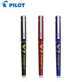 Pilot V7 Hi-Tecpoint System Rollerball Pen Medium Point 0.7mm Needle Tip Black/red/blue Refillable Writting Bxc-V7. 