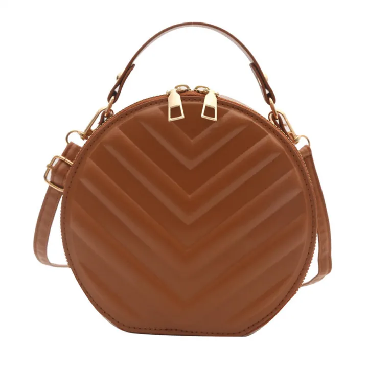 Round%20Crossbody%20Bag%20Fashion%20Designer%20Solid%20Color%20Handbag%20Zippered%20Small%20Shoulder%20Bag%20for%20Casual%20Fashion%20Accessory%20Women%20Messenger%20Bag%20Girl%20Female%20-%20Image%203