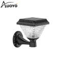 Outdoor Pillar Lights Solar Charging IP65 Waterproof Column Lamp Post Lights Courtyard Lamp Headlight Pillar Fence Post Garden lights For Courtyard Fence Column. 
