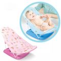 Foldable Newborn Bath Tub Baby Float Bath Mat Seat Antis kid new plastic folding baby bath seat bath chair bathtub for baby shower portable tanning bed net rack Bathing Net Bed Baby Shower Bath Pad. 