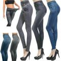 Slim’n Lift Caresse Jeans High Waist Slim jegging- Black & Blue. 