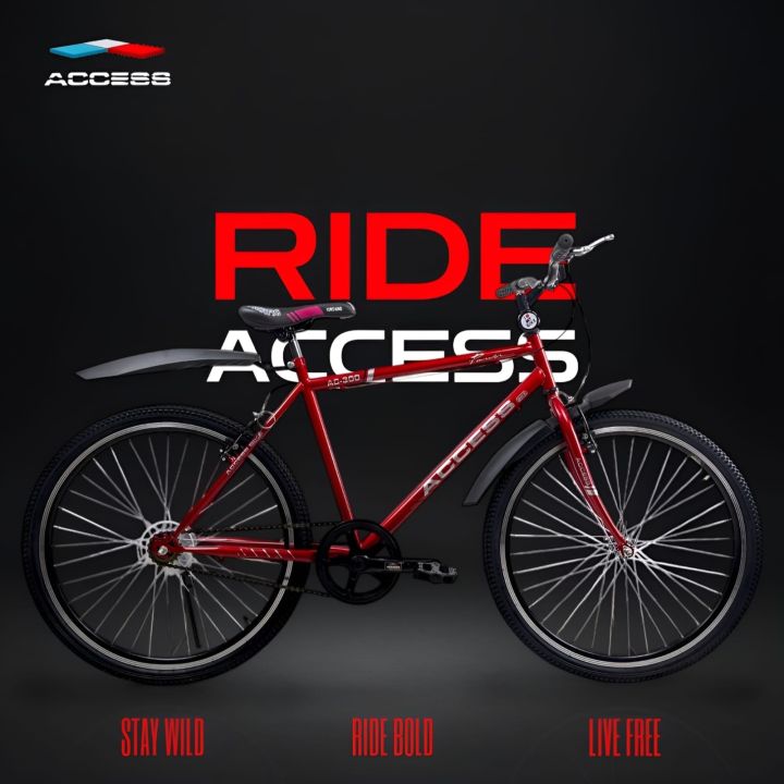 ACCESS 24" - 26" Bicycle – New Design Single Speed with Anti-Rust Double Wall Rim