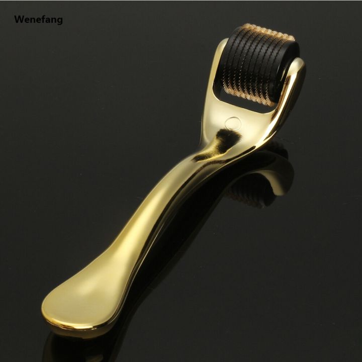 Wenefang%20540%20jarum%20Titanium%20Microneedle%20Derma%20Roller%20terapi%20kulit%20mikro%20Golden%200.25-2.5mm%20-%20Image%207