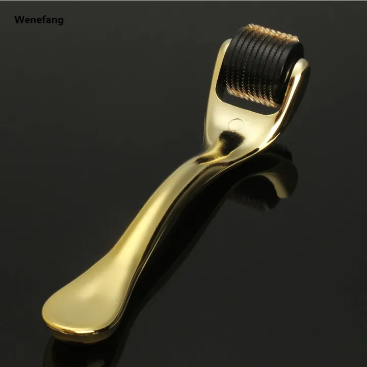 Wenefang%20540%20jarum%20Titanium%20Microneedle%20Derma%20Roller%20terapi%20kulit%20mikro%20Golden%200.25-2.5mm%20-%20Image%207
