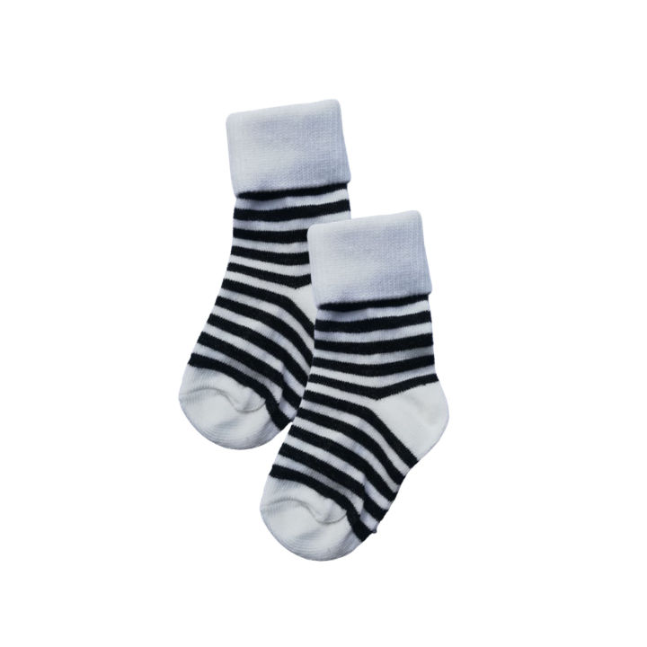 New Fashion Black & white baby socks