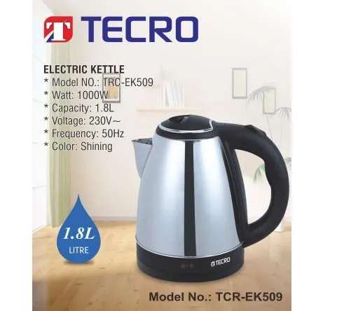 Tecro TCREK509 Electric Kettle 1.8L