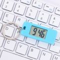 Creative Simple Rectangle Lightweight Practical Keychain Backpack Buckle Digital Watch New Delicate Luminous Silent Hangable ABS Pocket Electronic Clock Work Study Exam Supplies. 