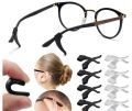 4pcs Anti-slip Silicone Ear Grip Glasses Eyeglasses Leg Ear Hook Stopper Bracket Fastener Accessories Temple Tip Eyewear Holder. 