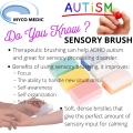 Sensory Therapy Brush for Autism ADHD ADD / Wilbarger Protocol. 