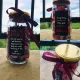 Love Jar Gift of 365 Reasons For Loving You in Red and Black. 