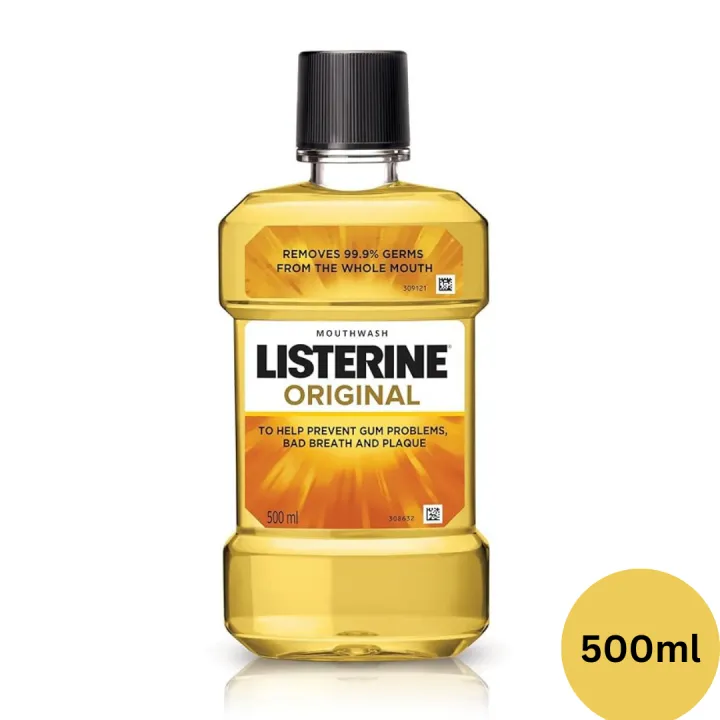 Listerine Mouthwash Oral Care  to Kill 99.9% of Germs That Cause Bad Breath 500ml 250ml