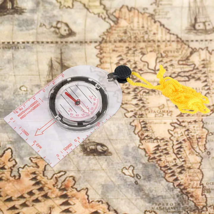 【The Timber Loft】Professional Portable Magnifying Compass Ruler Scale ...