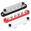 car busbar-2 x Terminal Bus Bar-Black&red. 