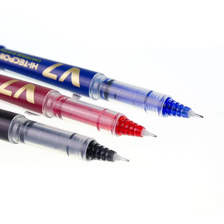 Pilot%20V7%20Hi-Tecpoint%20System%20Rollerball%20Pen%20Medium%20Point%200.7mm%20Needle%20Tip%20Black/red/blue%20Refillable%20Writting%20Bxc-V7%20-%20Image%203