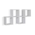 New Modern Wall Shelf Wood Fitting Cube Shelfs Easy installation | Micro Décor. 