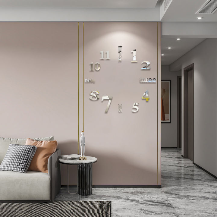 3D%20Wall%20Clock%20Mirror%20Wall%20Stickers%20Creative%20DIY%20Wall%20Clocks%20Removable%20Art%20Decal%20Sticker%20Home%20Living%20Room%20Decor%201Set%20-%20Image%202