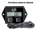 Resetable Waterproof Digital Display Engine Tach Hour Meter Tachometer Gauge Engine RPM LCD Display Digital Engine Tachometer HENGLI. 