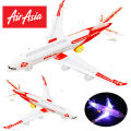 Airbus A380 Airplane Model Flash Electric Toy Lights Sounds Air Asia Plane Kids Toys. 