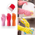 Female waterproof rubber latex dishwashing gloves kitchen durable cleaning housework chores dishwashing tools. 