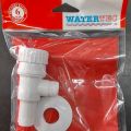 Watertec Angle Valve 1/2'' Malaysia PVC Round Bathroom. 