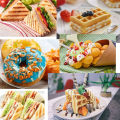 Electric Waffles Maker Iron Sandwich Maker Machine Bubble Egg Cake Oven Breakfast Waffle Machine 220V. 