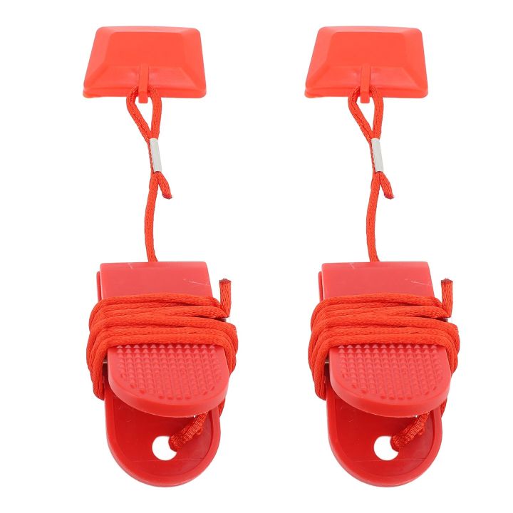 2Pc Treadmill Magnetic Safety Switch Universal Treadmill Emergency Stop Assy