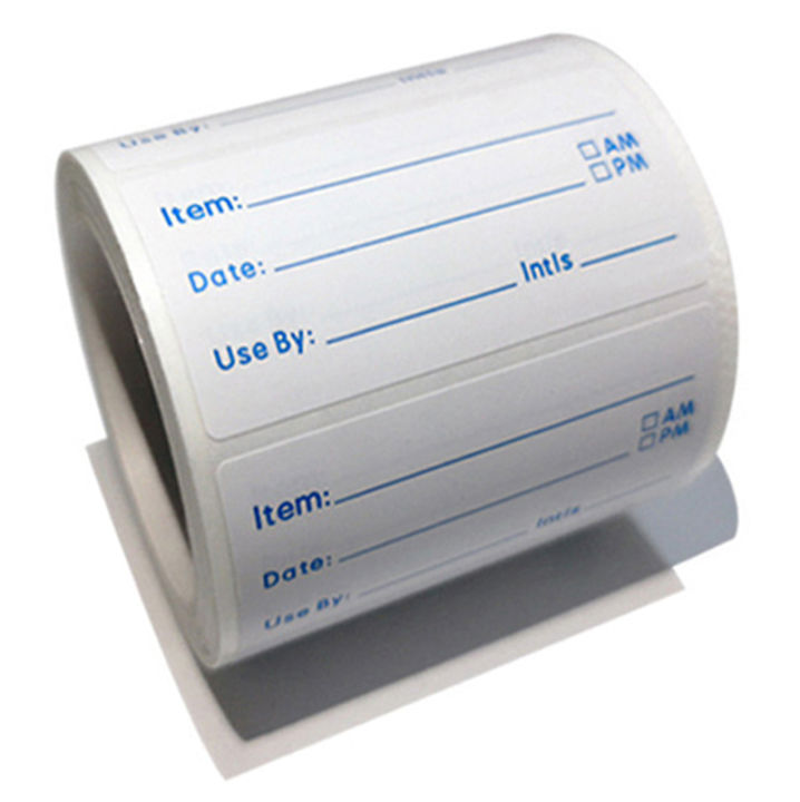 500Pcs/Roll Kitchen Sticker Refrigerator Freezer Food Storage Date ...