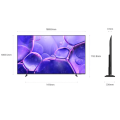 Samsung U8500F  55-Inch Class Crystal UHD 4K Smart TV (2025 Model) Endless Free Content, Crystal Processor 4K, MetalStream Design, Knox Security, Alexa Built-in. 
