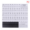 54 61 88 Keys Electronic Piano Keyboard Sound Name Stickers Key Sticker. 