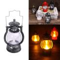 Retro Led Oil Lamp Pot-shaped Candle Light Portable Night Lights Ornament For Bedroom Decoration. 