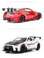Nissan GTR R35 1:32 Sports Alloy Car Model Diecasts Collection Sound&Light Pullback. 
