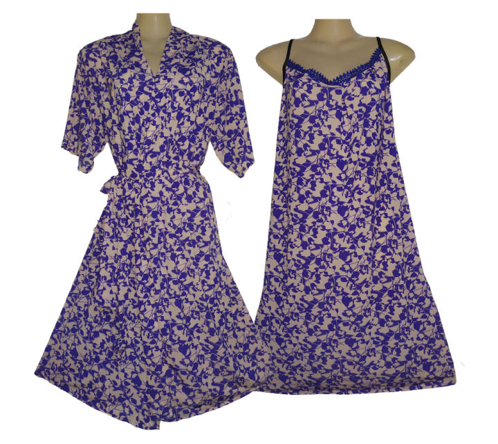 Ladies%20night%20dress%20/%20Sleepwear%202%20pcs%20set(M%20size)%20-%20Image%202
