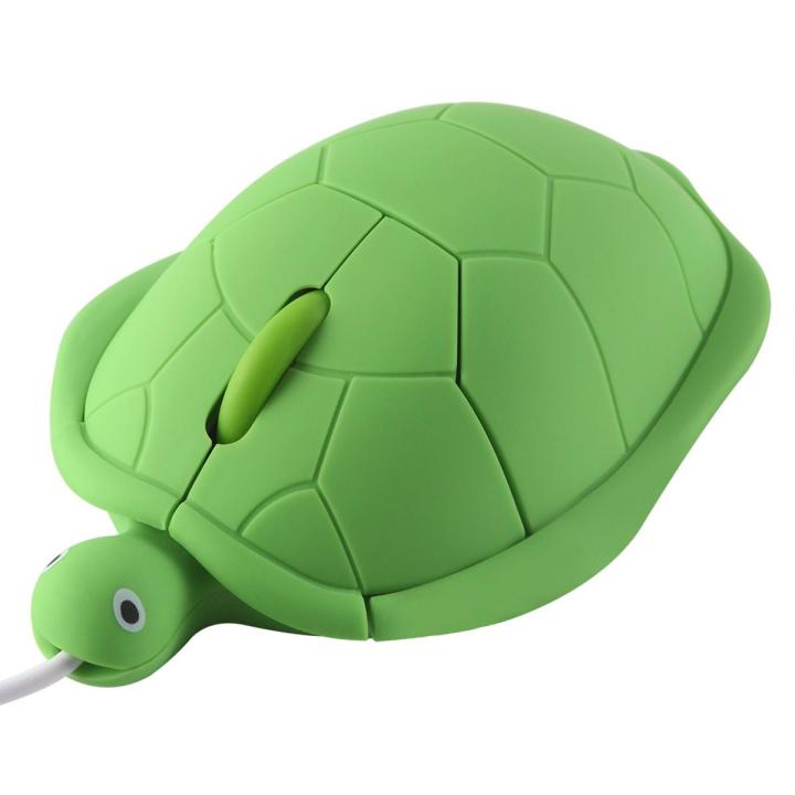 Mouse Shaped Computer Mini computer mouse turtle-shaped game mouse 1600DPI USB ergonomic ...