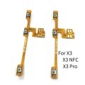 For Xiaomi Poco X3 / X3 NFC / X3 Pro / X3 GT Power Volume Button Flex Cable Side Key Switch ON OFF Control Button Repair Parts. 
