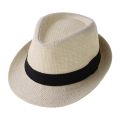 Children Kids Summer Beach Straw Hat Jazz Panama Breathable Hat Large Brim Outdoor Breathable Hats Girls Boy Sunhat. 