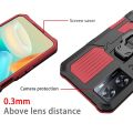 lthmy for Realme C20 Case Car Magnetic Holder Stand Armor Shockproof Belt Clip Phone Cover. 