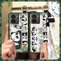 panda Waterproof Phone Case For Nokia HMD Fusion Durable Wrist Strap protective Anti-dust Fashion Design Dirt-resistant. 