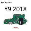 USB Charging Port Dock Plug Connector Charger Board Flex Cable For HuaWei Y9 Y7 Y6 Pro Y5 Lite Prime GR5 2017 2018 2019. 