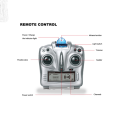 Altitude Hold RC Helicopter Airwolf with Gyro and Light Kids 3 Channels RC Vehicle Toy Remote Control Helicopter Toys RC Plane. 