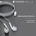 Earphones Hands free With Mic for iPhone 7/ 7 plus, iPhone 8/8 plus, iPhone X/ Xs, iPhone XR, iPhone X Max, and all latest iPhone models. 