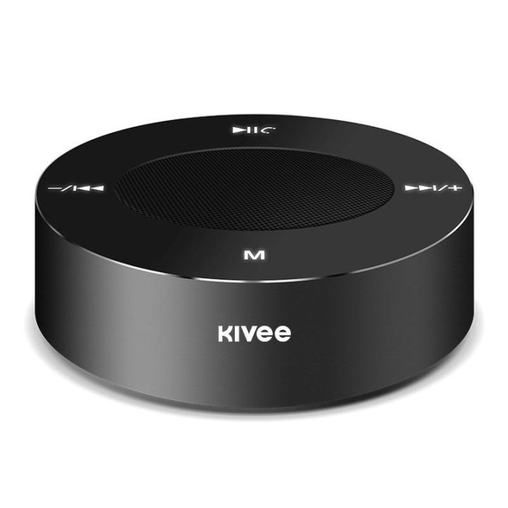 KIVEE KV-MW06A Touch Control Wireless Bluetooth Speaker, Support TF & FM & AUX & Bluetooth call (Black)