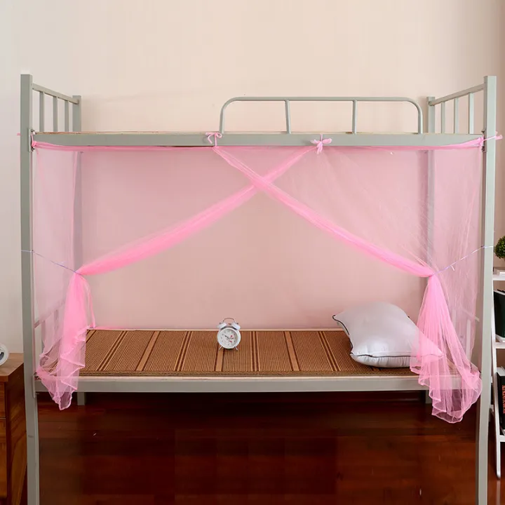 Dormitory%20Bunk%20Bed%20Mosquito%20Net%20Single%20Student%20Installed%20Mosquito%20Nets%20Dustproof%20Square%20Top%20Zipper%20Old-Fashioned%20Large%20Mosquito%20Net%20Factory%20-%20Image%204