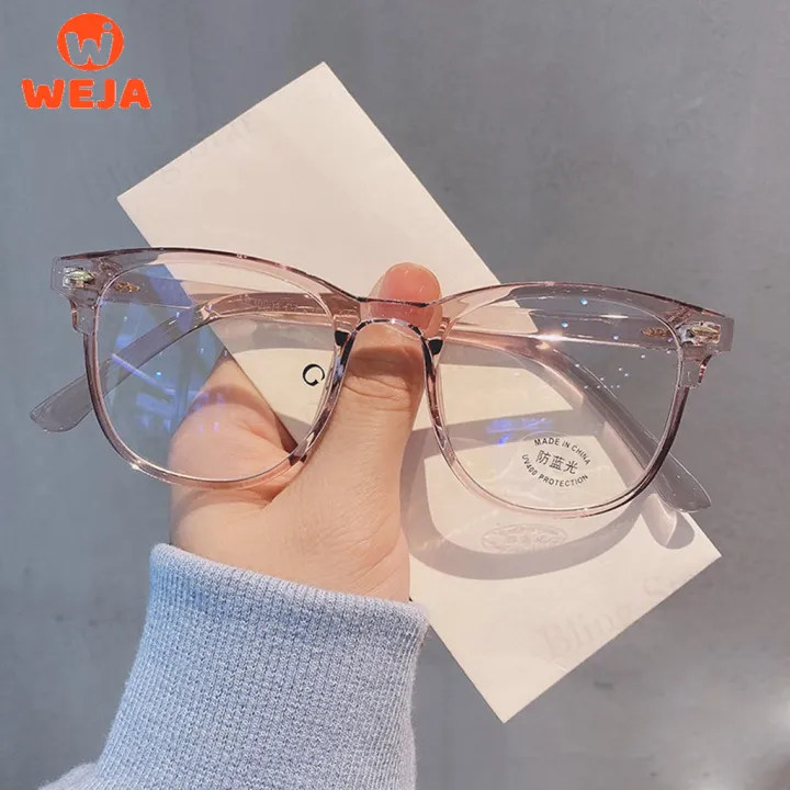 【WEJA】Korean High-quality Eye Protection Woman Glasses Anti-radiation Eyeglasses Frame