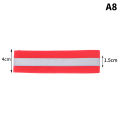 Cycling Reflective Strips Bicycle Bind Strap Bike Safety Alert Pants Hand Leg Warning Armband Reflector Wristband Sport Tape Fullhouse. 