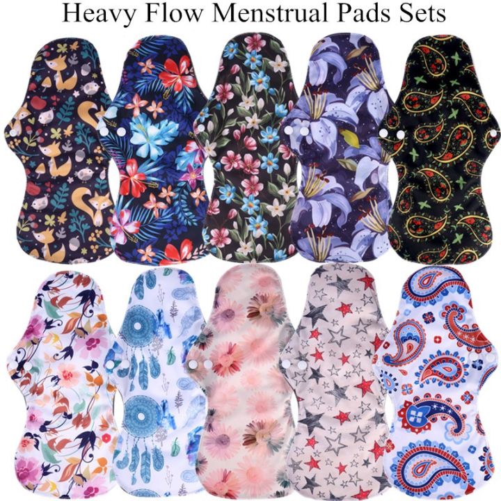 Simfamily%20Organic%20Bamboo%20Heavy%20Flow%20Cloth%20Sanitary%20Menstrual%20Pads%20-%20Image%203