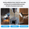 LOOLIFL High Strength Metal Repair Paste Industrial Casting Glue Weld Adhesive Metal Bonding Compound Multi-Purpose Repair Agent. 