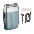 Washable and Rechargeable Travel Man Hair Clipper Portable Rechargeable Shaver Shaving and Haircut Dual Skills Blue. 