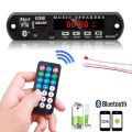 5V MP3 Module USB Car Audio Kit Bluetooth Receiver MP3 Player Decoder Board Color Screen FM Radio TF USB 3.5 mm AUX. 